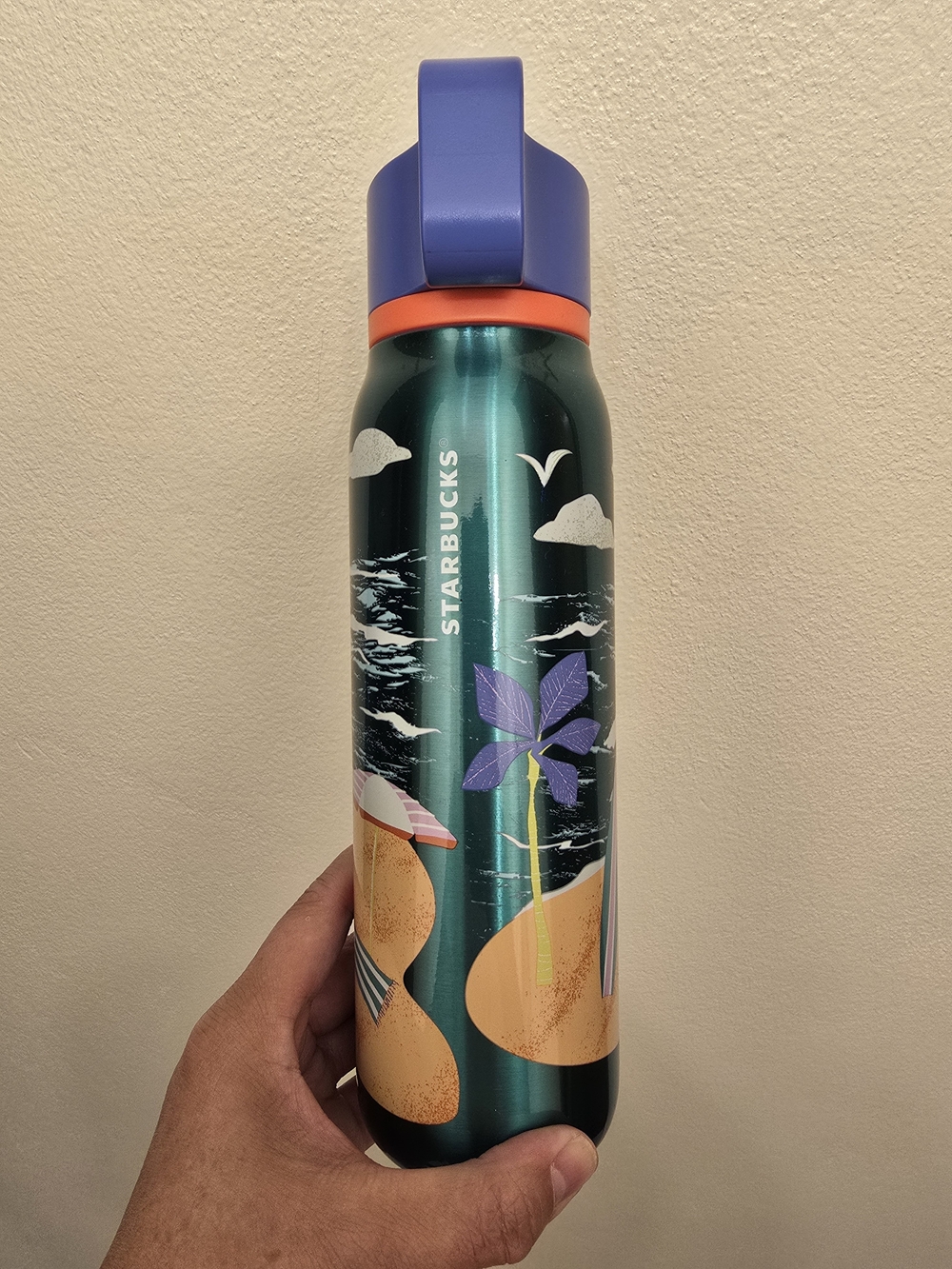 NWT Starbucks LATAM 2026 Summer Vibes Twist To Sip Stainless Steel Tumbler